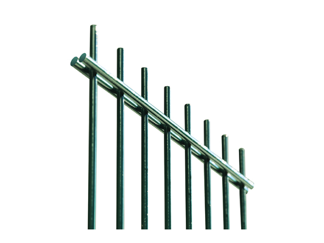 Welded panel fence N2D 2490x1630mm D5/4/5mm, green